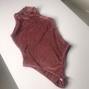 Velour bodysuit